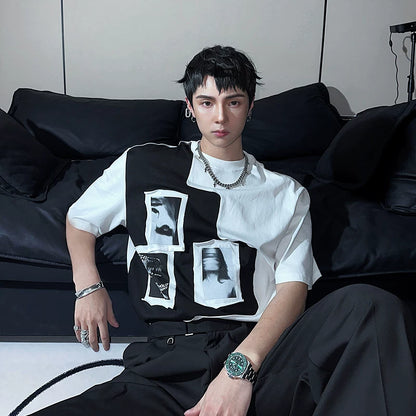 WN25097 Yang Yifan, trendy brand necklace, versatile personality, men's necklace, pendant, hip-hop, street fashion, metal pendants, accessories, women WN25097