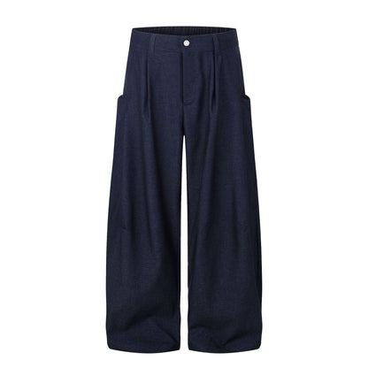 Deconstruction Draped Wide Leg Trousers WN26114