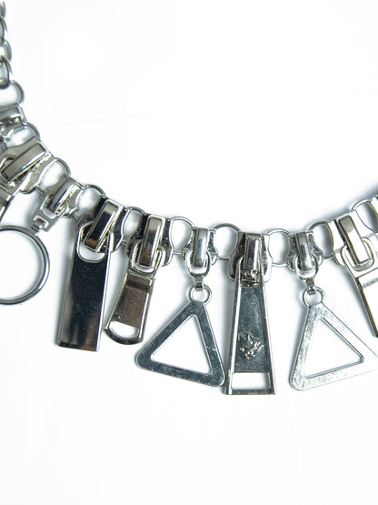 Zipper Charm Chain Necklace WN21118