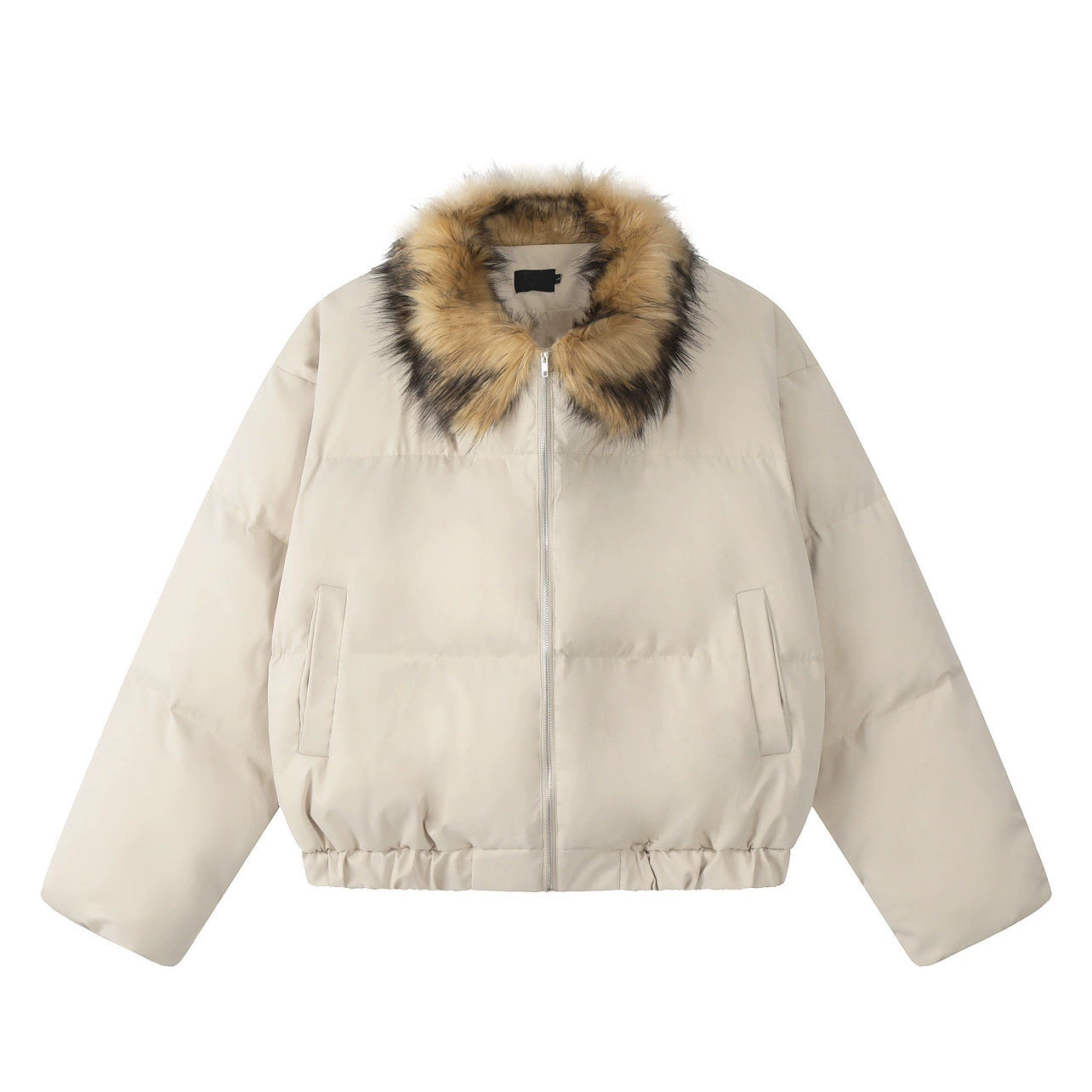 Thick Oversize Fake Fur Collar Puffer Jacket WN10940