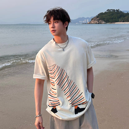 Graphic Print Oversize Short Sleeve T-Shirt WN25294