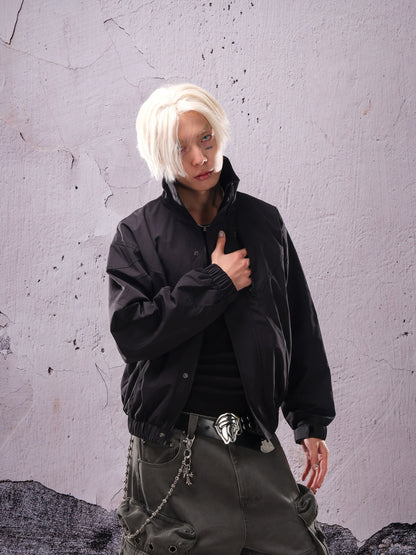 Stand Neck Panel Zip Jacket WN26631