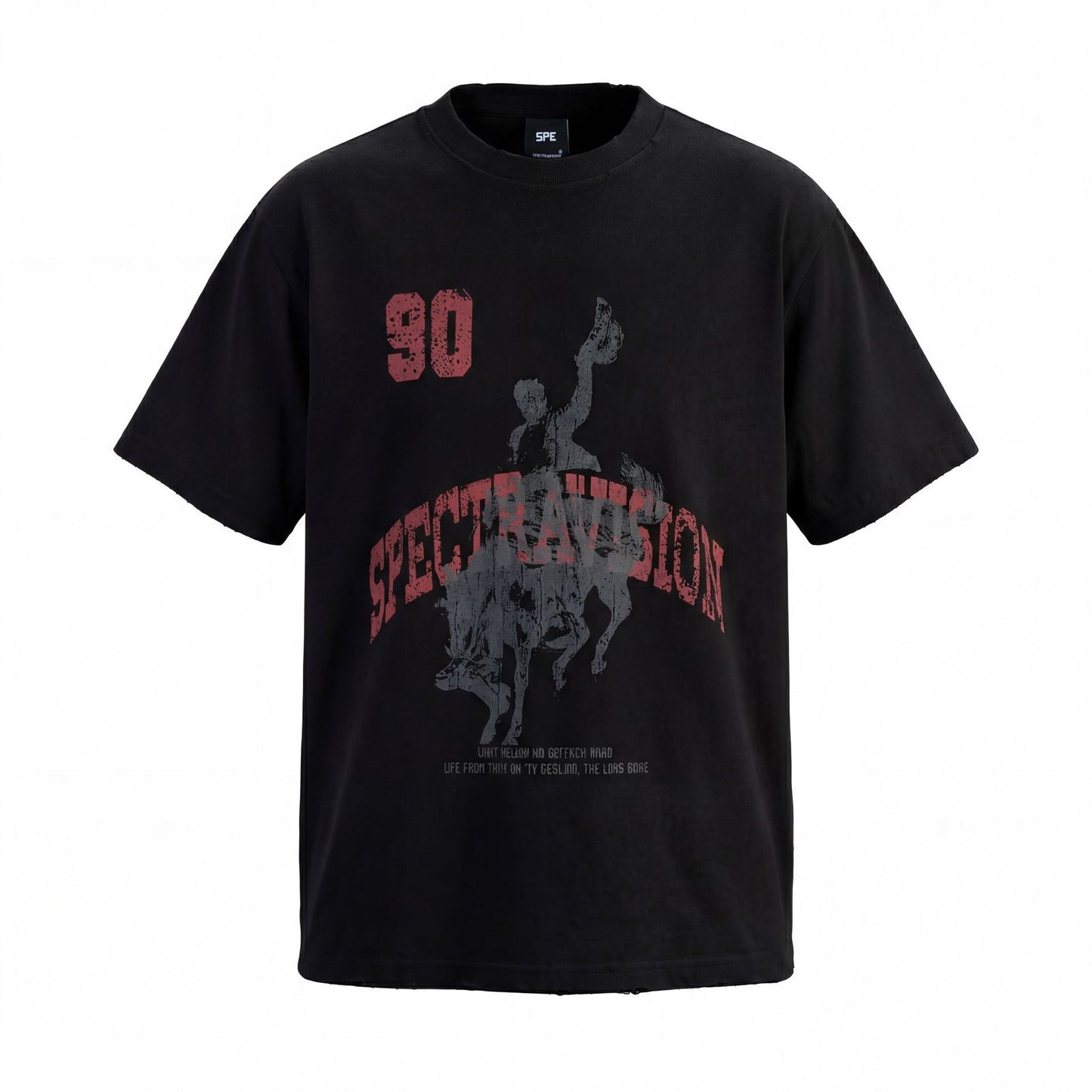 Art Letter Print Short Sleeve T-Shirt WN25783