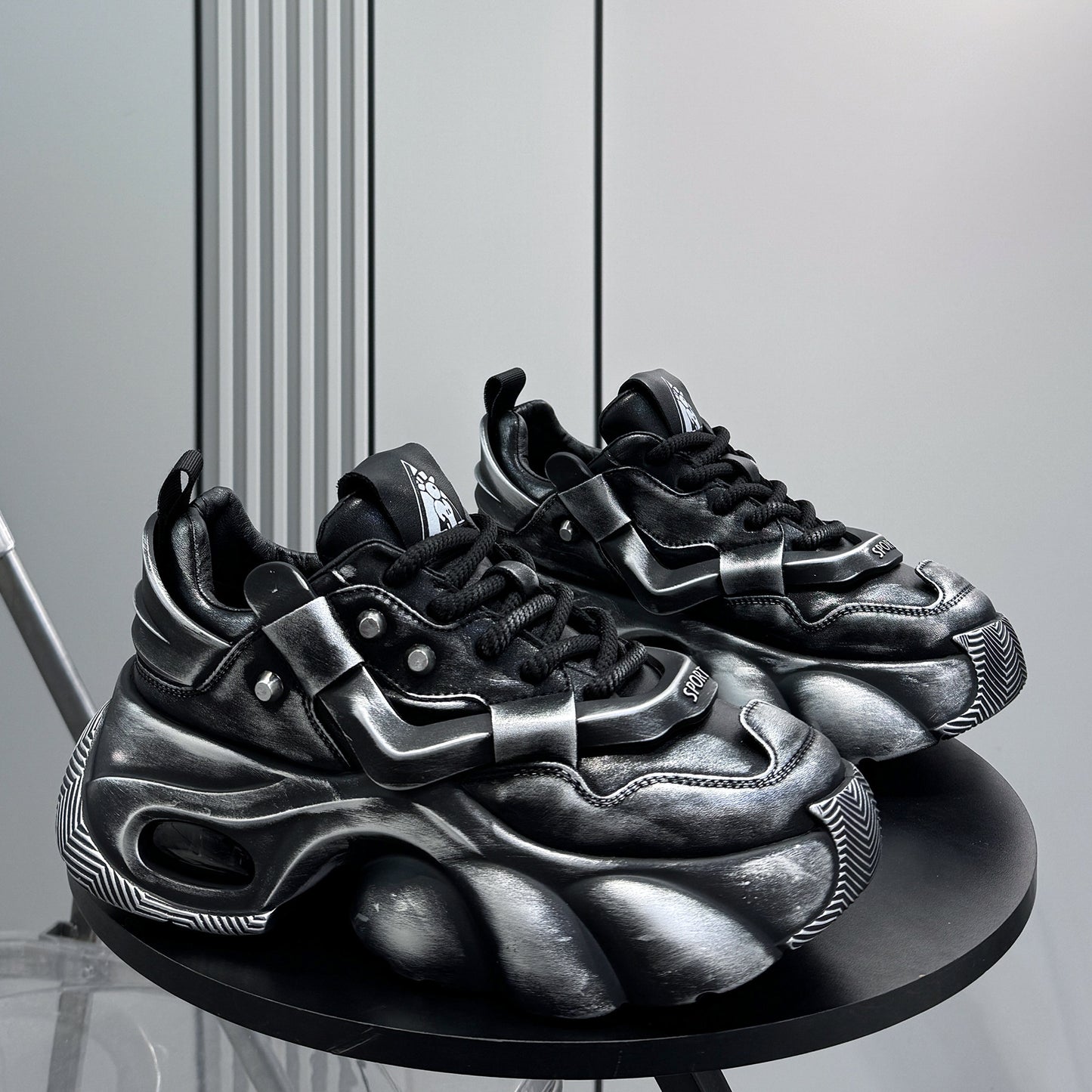 Platform Height-Increasing Air Cushion Sneakers WN24735