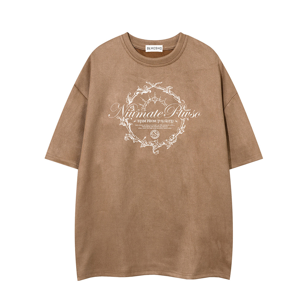 Thorn Letter Print Short Sleeve T-Shirt WN26959