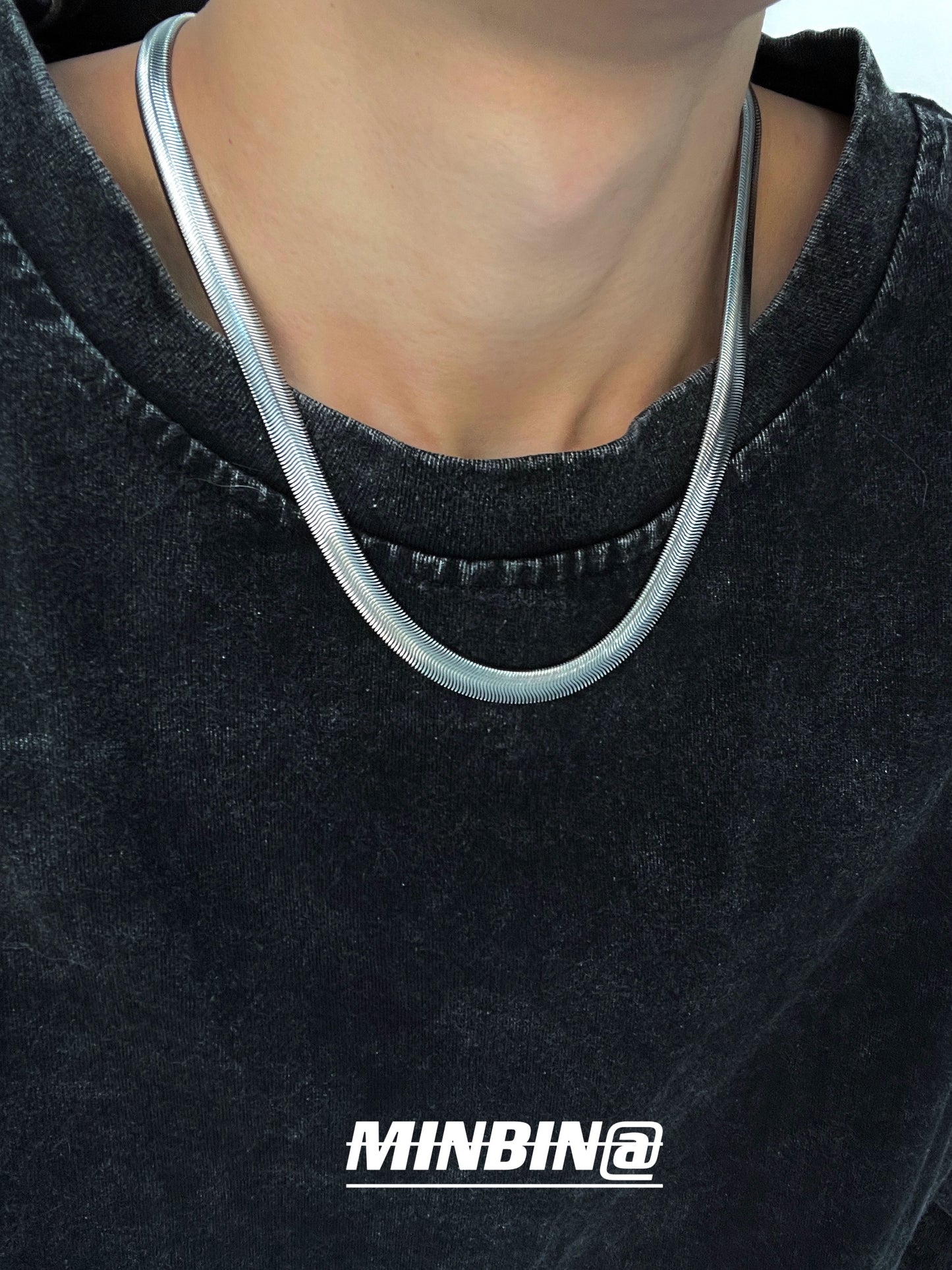 Snake Bone Titanium Steel Bracelet WN19229