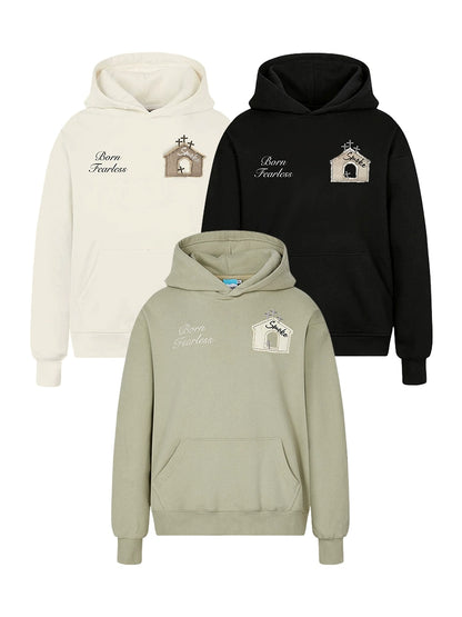 Castle Design Minimalist Pullover Hoodie WN10082