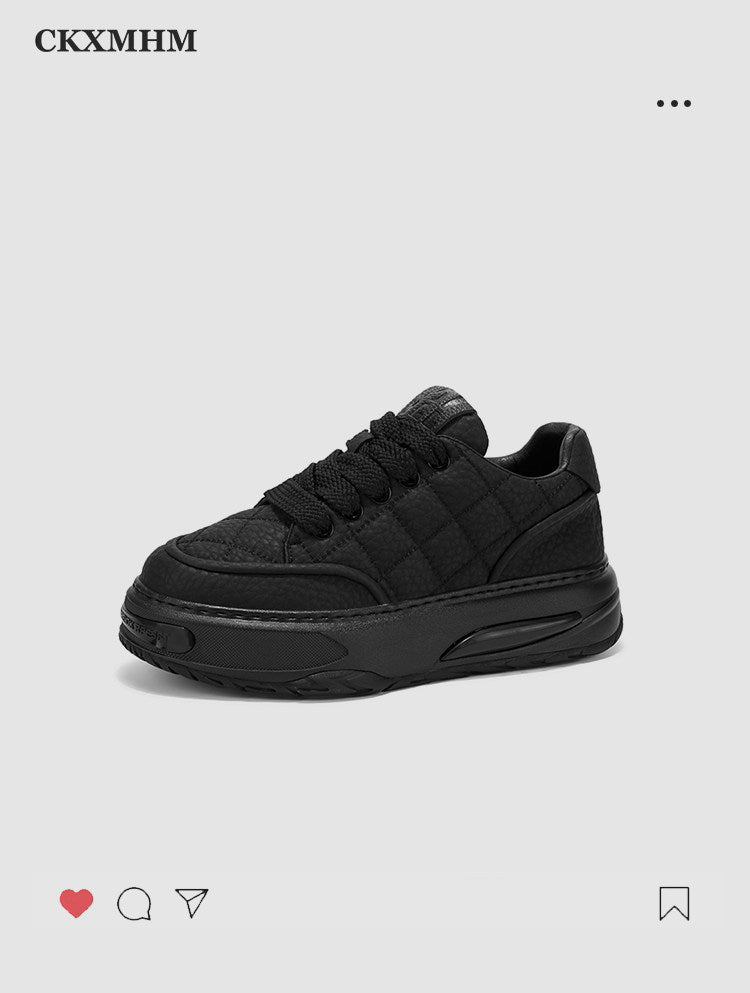 Quilted Panel Chunky Sole Sneakers WN23336