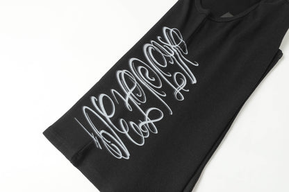 Logo Letter Print Tank Top WN25762
