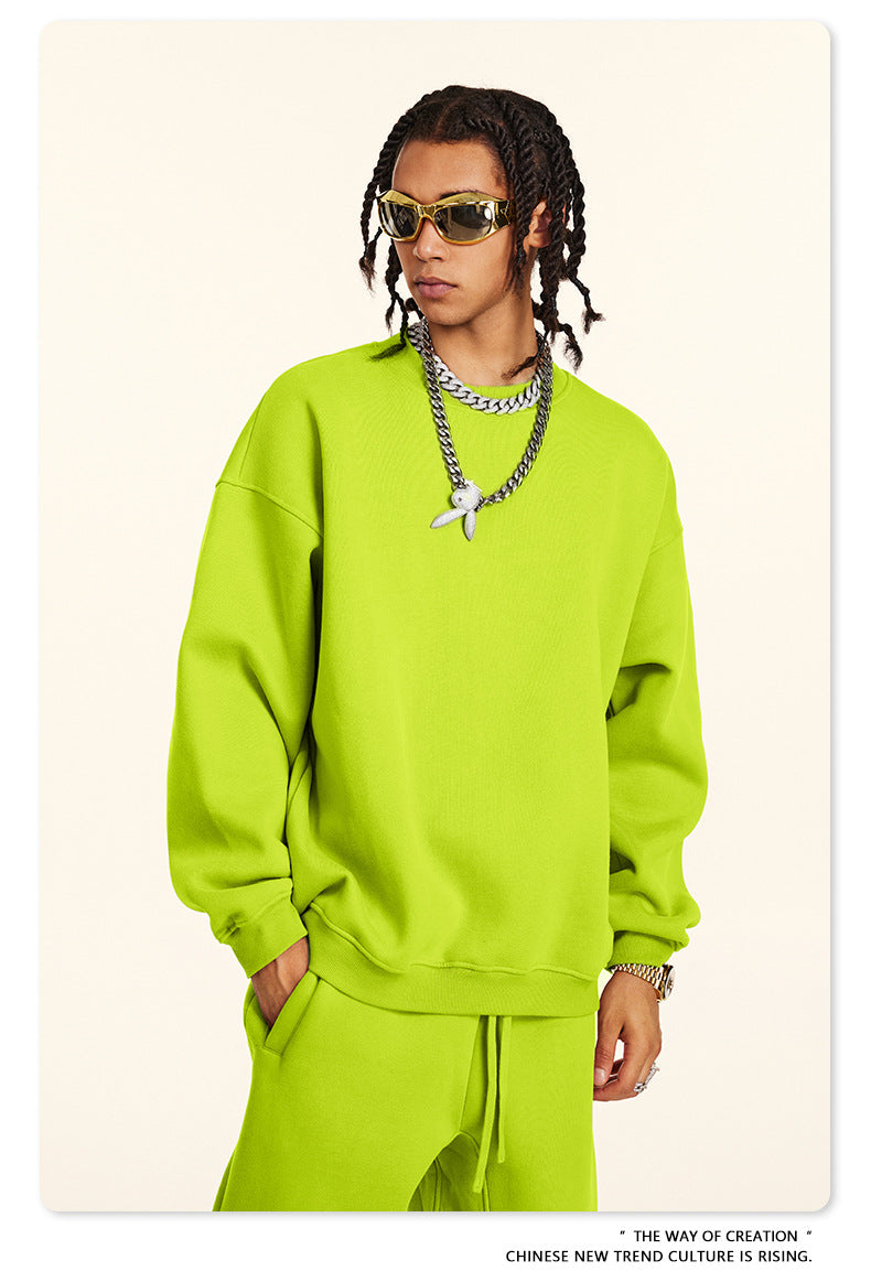 Fleece Lining Oversize Sweatshirt WN9928