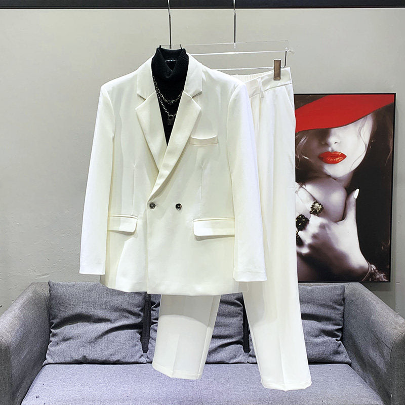Oversize Tailored Jacket & Straight Trousers Setup WN23924