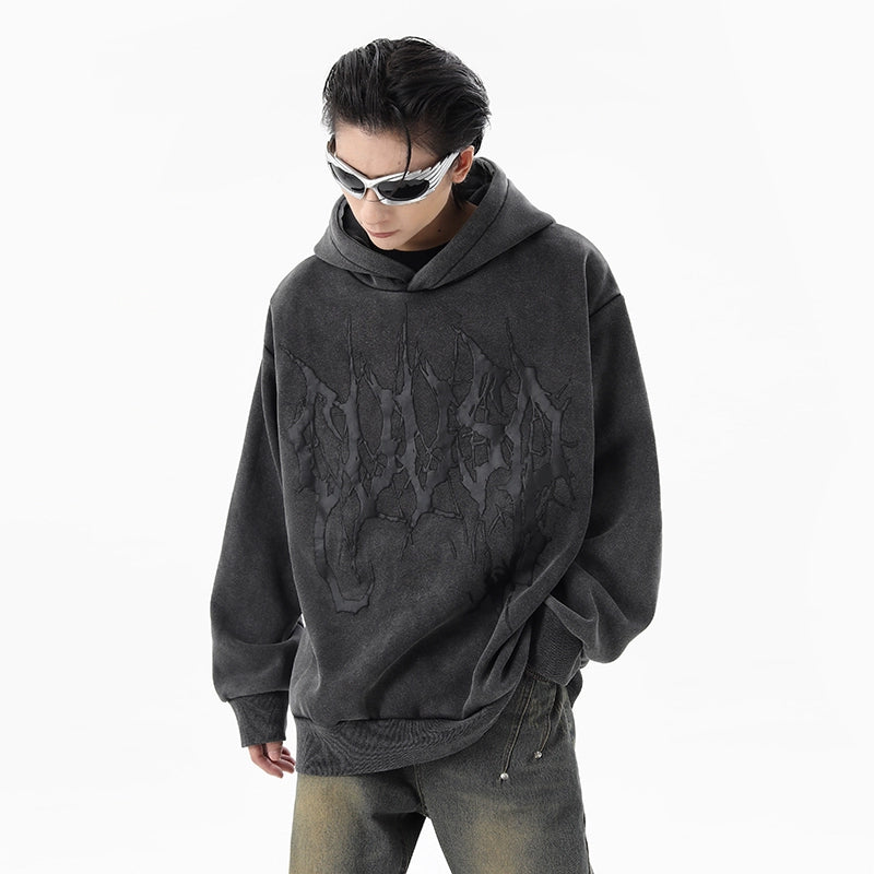 Washed Fleece Linning Oversize Hoodie WN10340