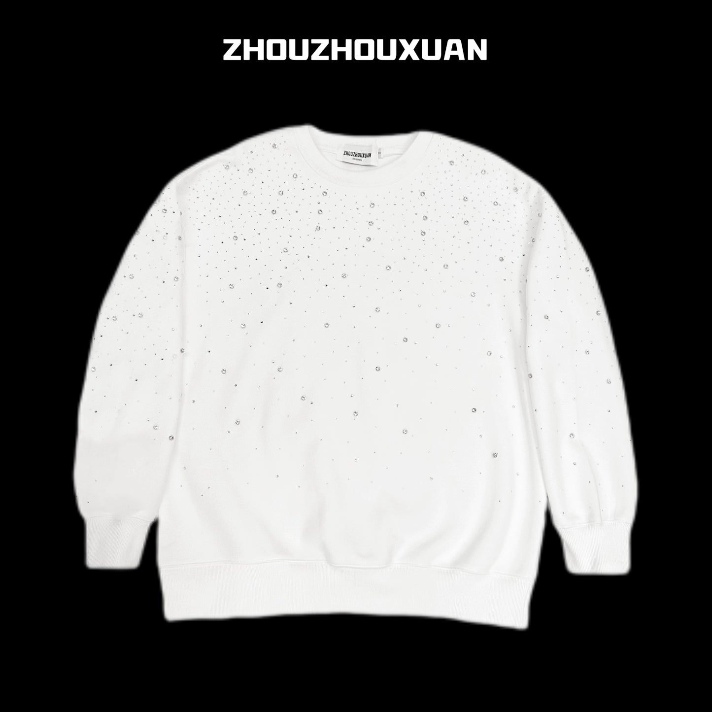 Rhinestone Starry Sky Hoodie & Long Sleeve Sweatshirt WN20720