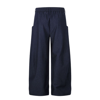 Deconstruction Draped Wide Leg Trousers WN26114