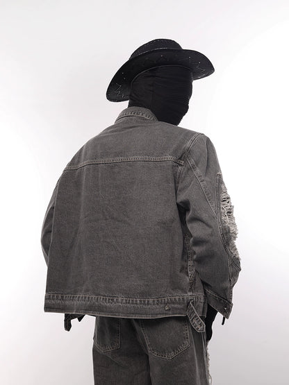 Damage Design Denim Jacket & Denim Pants Setup WN18605