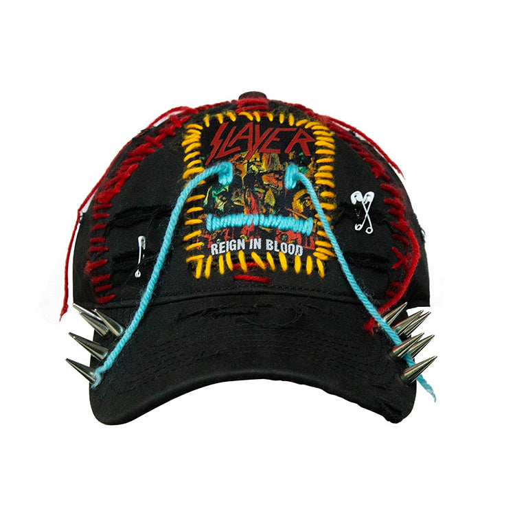 Embroidery Rivet Deep Curved-Brim Cap WN21100