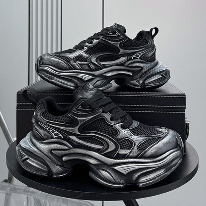 Thick-Soled Height-Increasing Dad Sneakers　WN24733