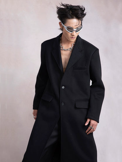 Oversize Middle Length Coat WN9287