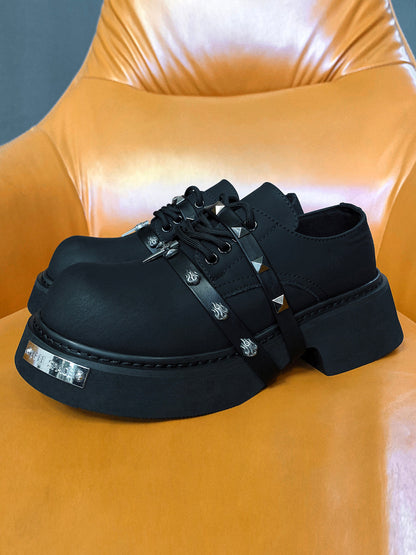 Studded Cross Chunky Sole Sneaker Boots WN25146