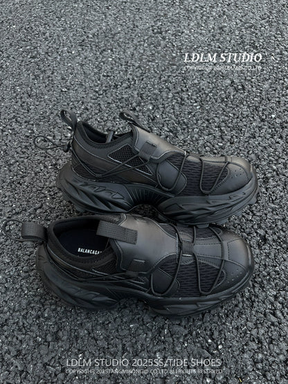 Mesh Thick Sole Sporty Sneakers WN21252