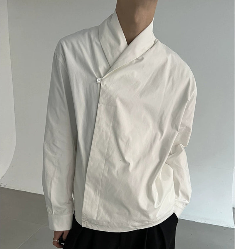 Asymmetric Collar Short Jacket WN21622