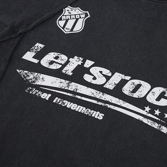Washed Logo Print Short Sleeve T-Shirt WN25811