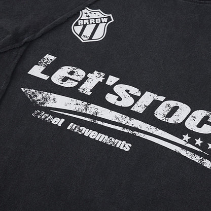 Washed Logo Print Short Sleeve T-Shirt WN25811
