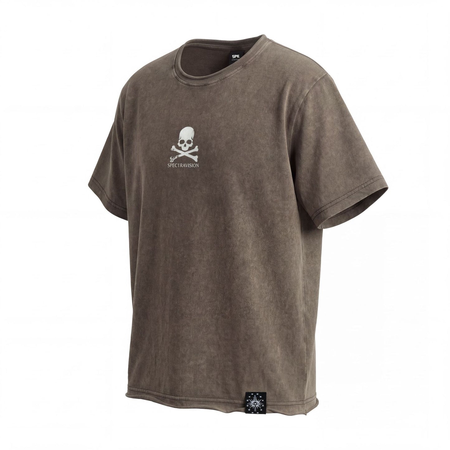 Skull Flag Washed Short Sleeve T-Shirt WN25649
