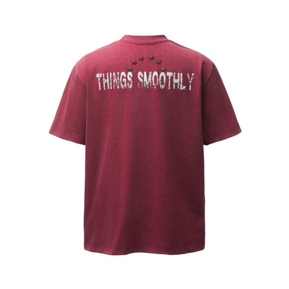 Heavyweight Metal Detail Short Sleeve T-Shirt WN26024