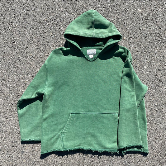 V-Neck Damage Heavyweight Hoodie WN16690