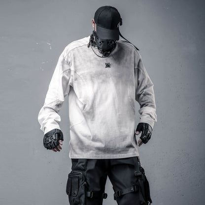 Wash Oversize Long Sleeve T-Shirt WN22397