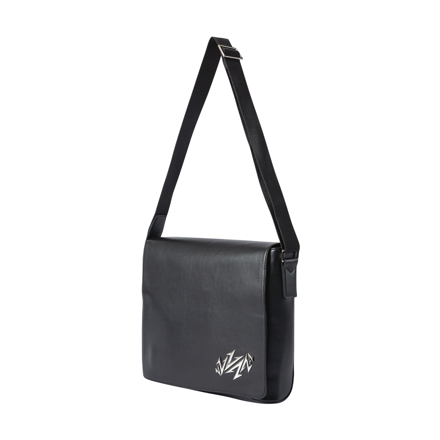 Metal Decor Microfiber PU Leather Shoulder Bag WN21004