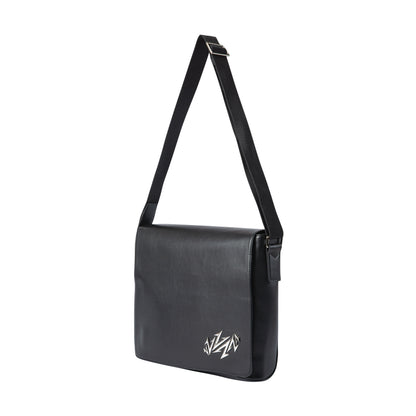 Metal Decor Microfiber PU Leather Shoulder Bag WN21004