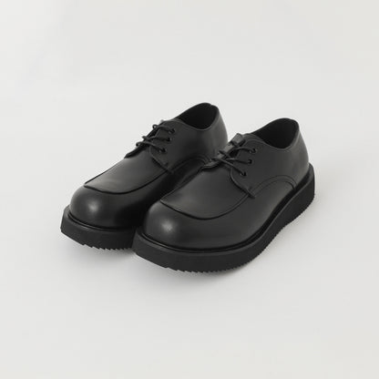 Thick Sole Lace-Up PU Leather Derby Shoes WN21266