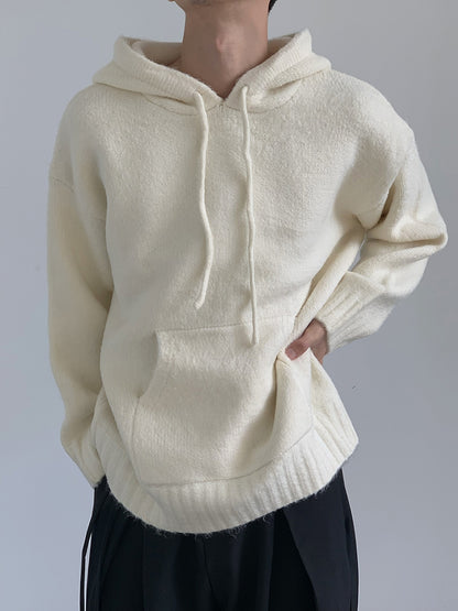 Hooded Pullover Knit Sweater WN9652