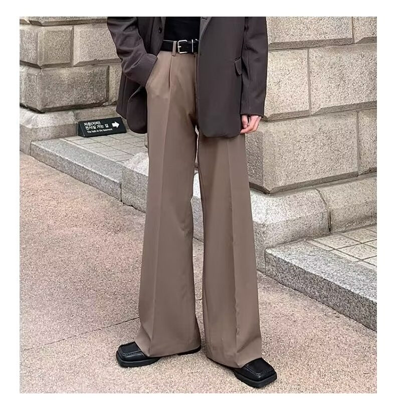 Tuck-in Drape Flare Trousers WN19119-K