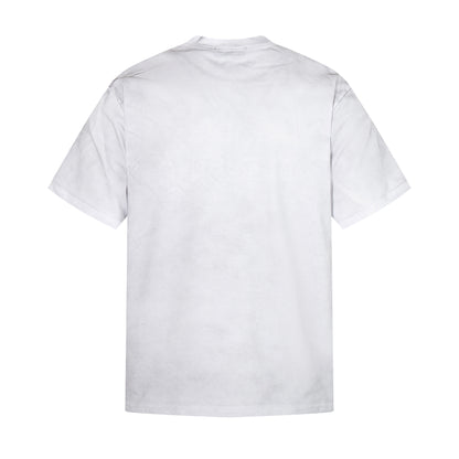 Portrait Letter Print Short Sleeve T-Shirt WN25545