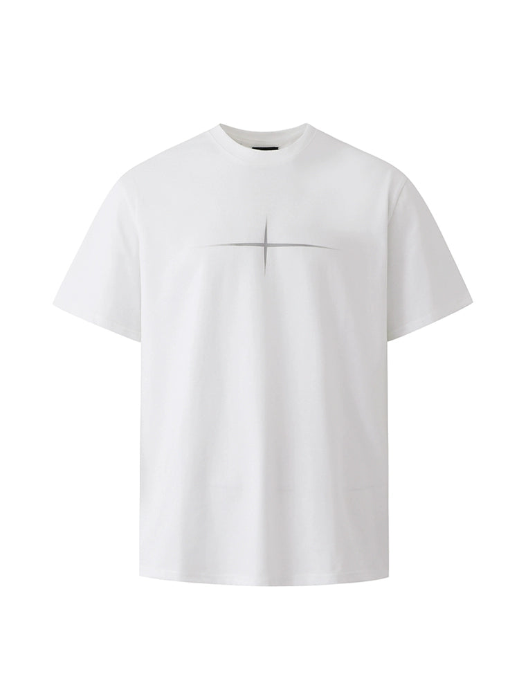 Print Design Short Sleeve T-Shirt WN20261