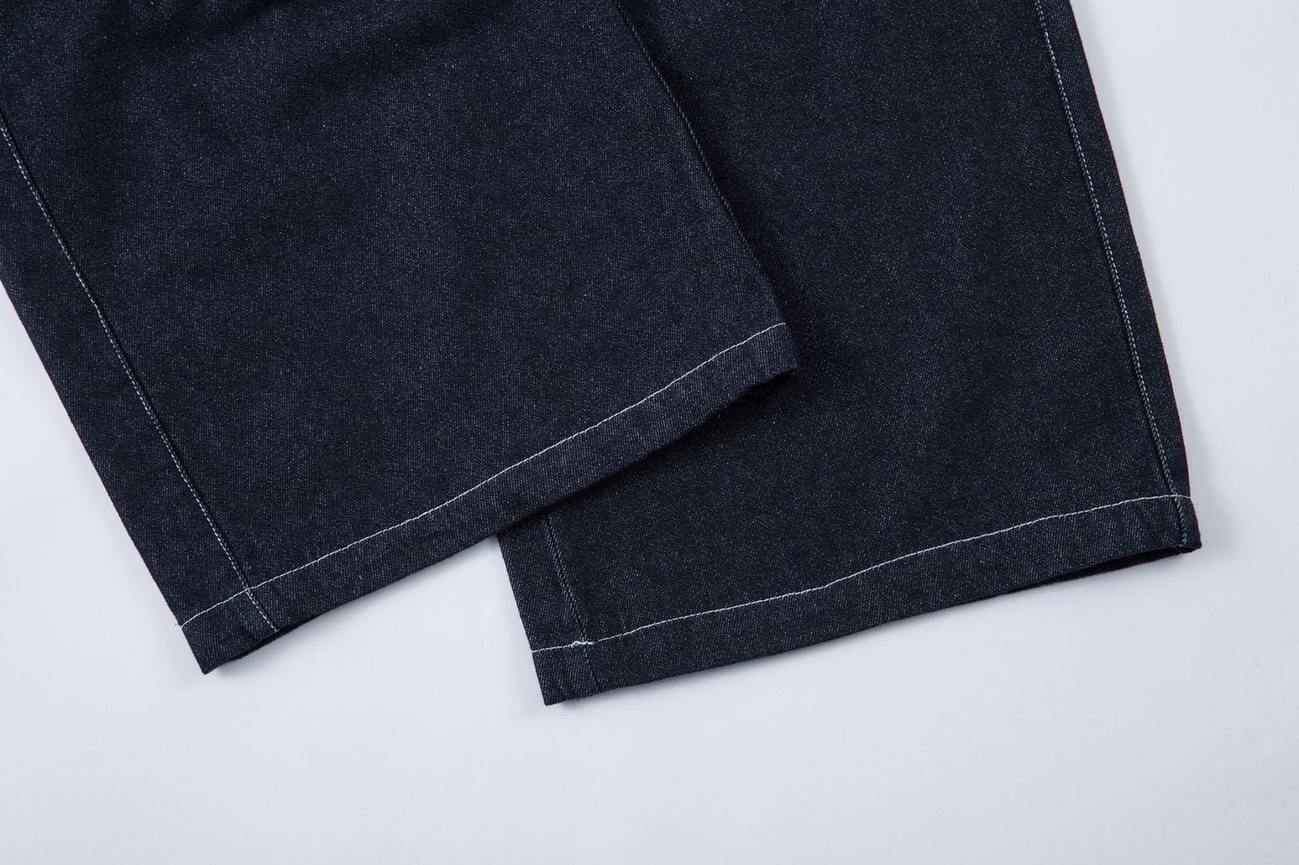 Washed Wide-Leg Cargo Denim Pants WN12733