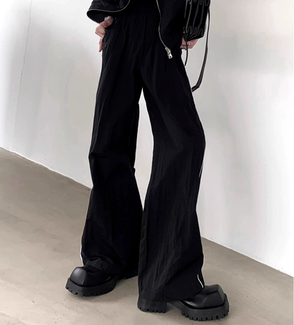 Functional Design Shoulder-Pad Sporty Jacket & Pants Setup WN20339