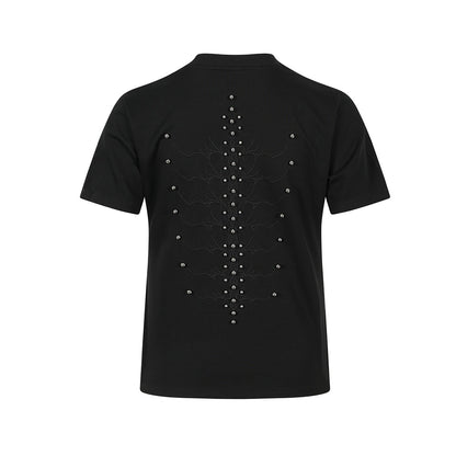 Rivet Design Short Sleeve T-Shirt WN25642