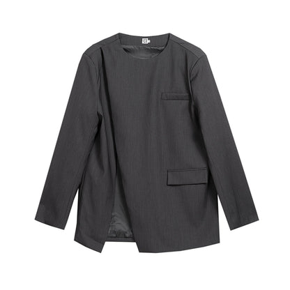 Asymmetric Split Tailored Jacket WN21468