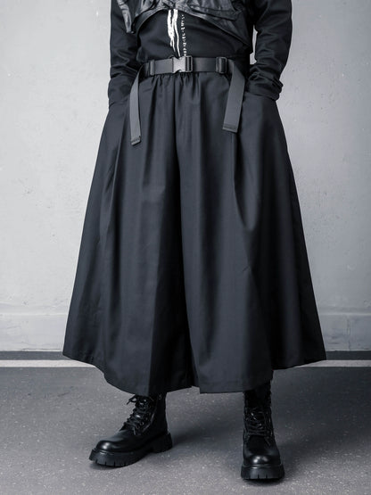 A-Line Cropped Wide Leg Pants WN22445