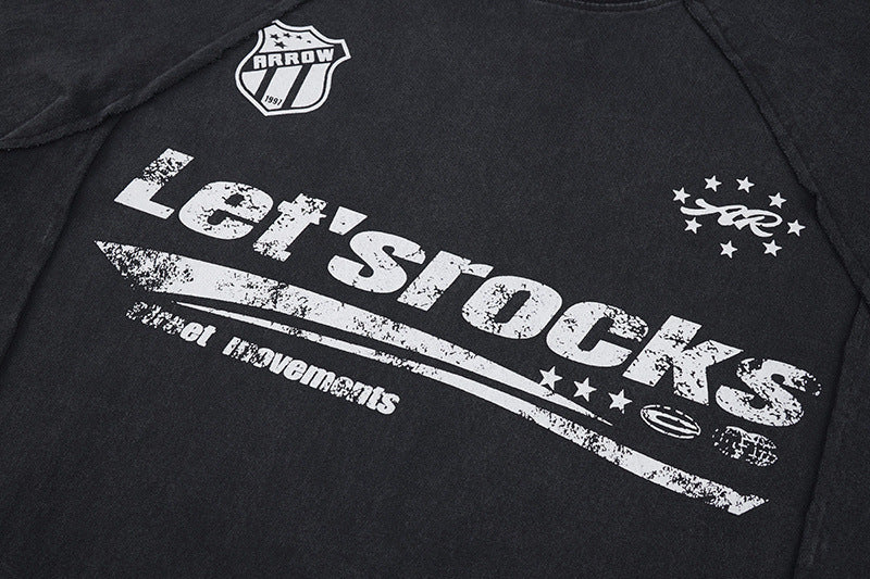Washed Logo Print Short Sleeve T-Shirt WN25811