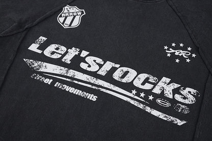 Washed Logo Print Short Sleeve T-Shirt WN25811