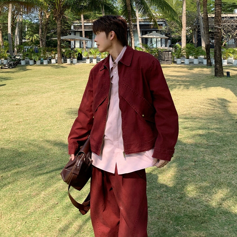 Stylish Zipper Denim Jacket & Denim Jeans Setup WN20394