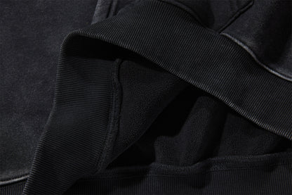 Oversize Letter Print Pullover Hoodie WN11500