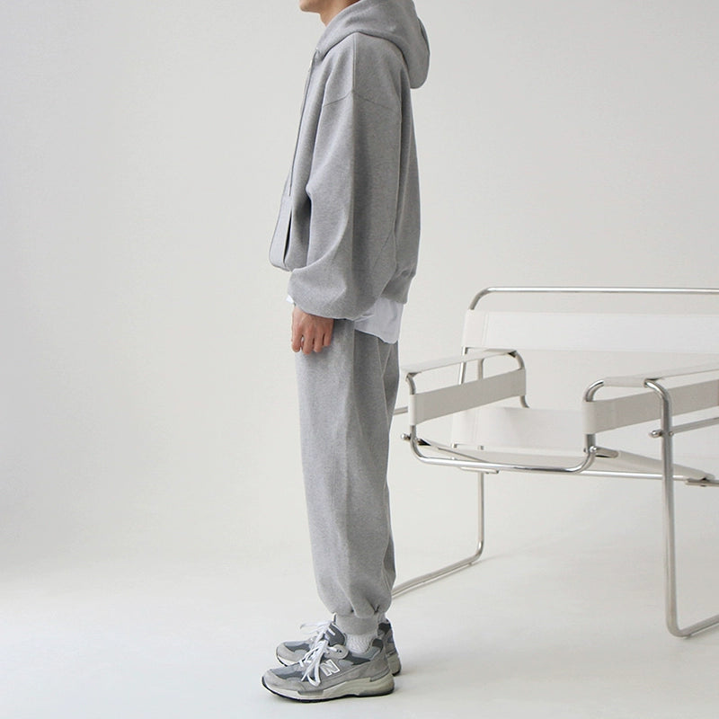 Double Zipper Oversize Hoodie & Sweatpants Setup WN6709