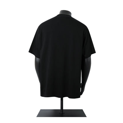 Washed Raw Hem Oversize Short Sleeve T-Shirt WN26929