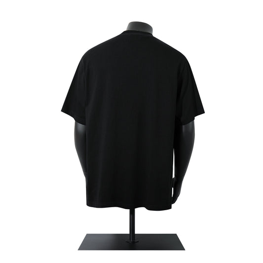 Washed Raw Hem Oversize Short Sleeve T-Shirt WN26929